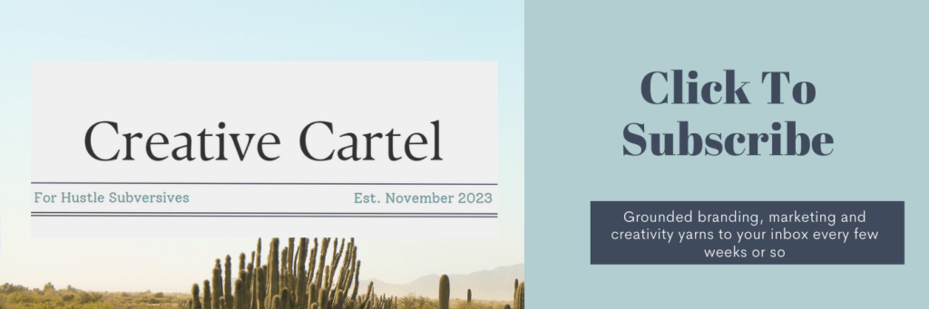 subscribe to my newsletter click banner